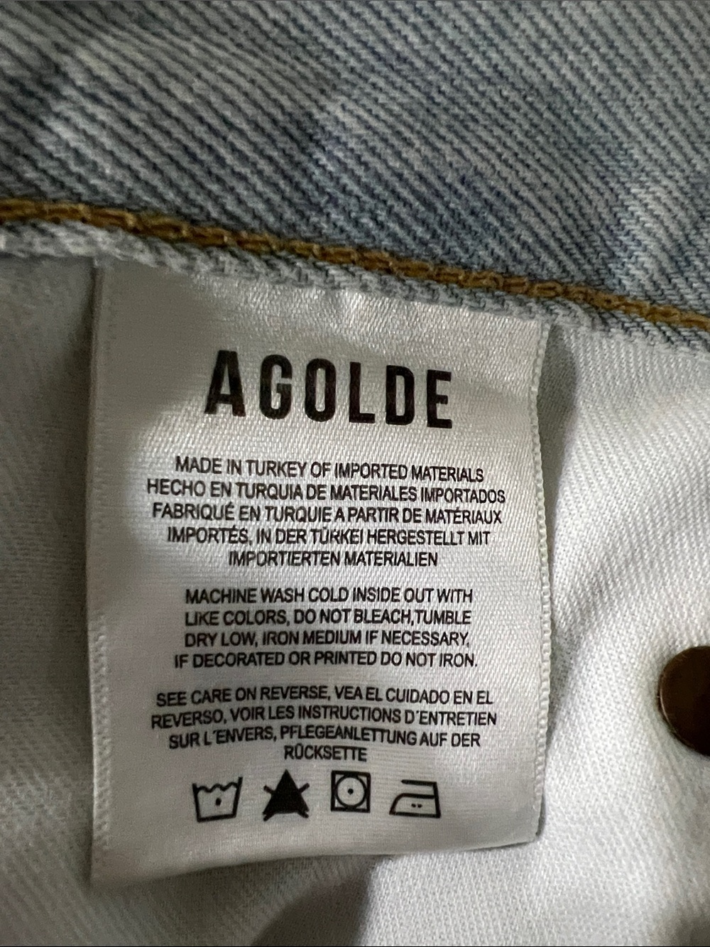 Agolde Fusion jean size 24 - Picture 4 of 5